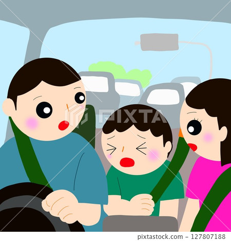 My child is carsick My child is carsick 127807188