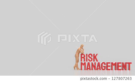 The Red risk management for Business concept 3d Rendering. The Red risk management for Business concept 3d Rendering. 127807263
