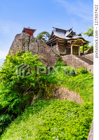 Yamagata Risshakuji Temple - Sutra Hall and Kaisando 127807422