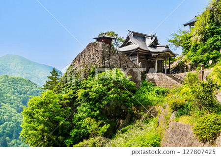 Yamagata Risshakuji Temple - Sutra Hall and Kaisando Yamagata Risshakuji Temple - Sutra Hall and Kaisando 127807425