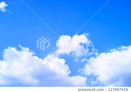 Blue sky and cloud image 127807458