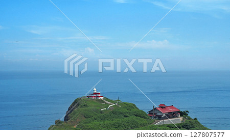 從祝津全景瞭望台眺望小樽、高島岬和日本海 127807577