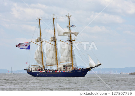 Tall Ship Parade in Osaka Port Tall Ship Parade in Osaka Port 127807759