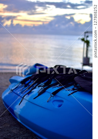 宮古島海上的日落 127808252