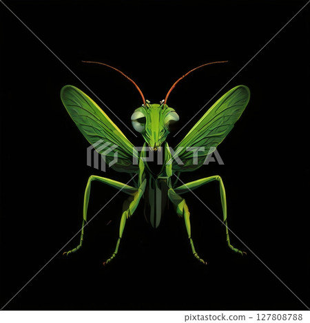 an AI Image Generator, Green Praying Mantis an AI Image Generator, Green Praying Mantis 127808788