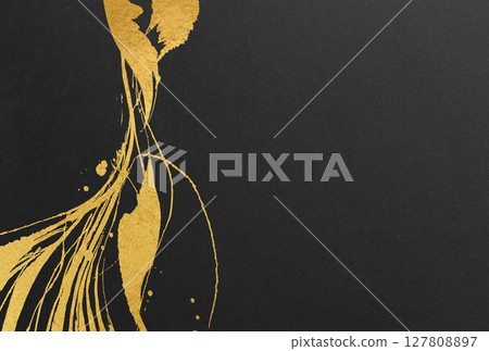 日式背景與金筆藝術 日式背景與金筆藝術 127808897