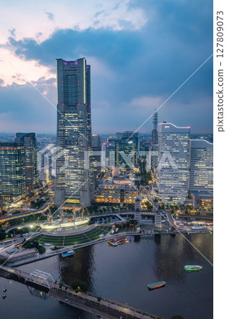 神奈川縣橫濱市港未來夜景 127809073