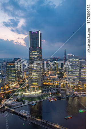 神奈川縣橫濱市港未來夜景 127809081