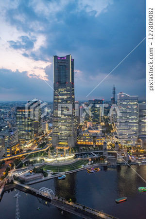 神奈川縣橫濱市港未來夜景 127809082