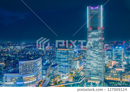 神奈川縣橫濱市港未來夜景 127809124