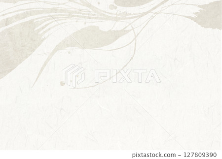 White Japanese style washi paper background 127809390