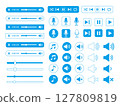 Audio icon blue 127809819