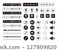 Audio icon black 127809820
