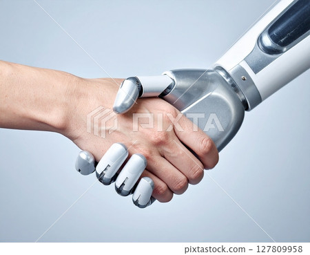 Modern travel suitcase with wheels, The suitcase is black, standing on the floor 127809958