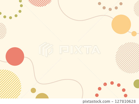 秋季流行幾何框架 127810628