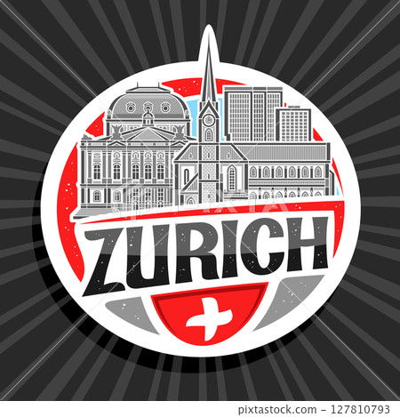 Vector logo for Zurich 127810793