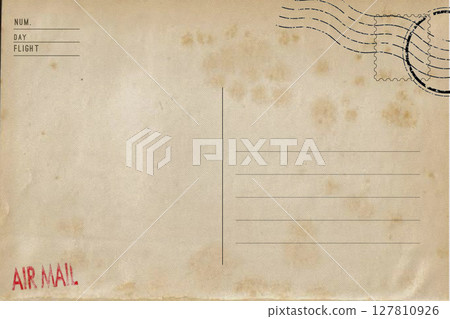 Blank of the old postcard with space for text Blank of the old postcard with space for text 127810926