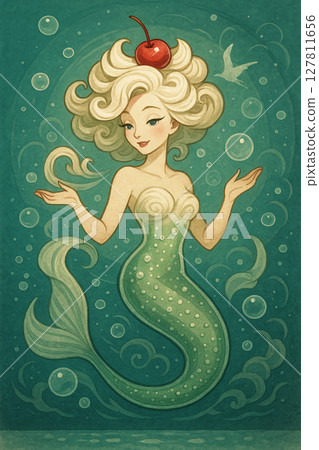 mermaid, merman, mermaids 127811656