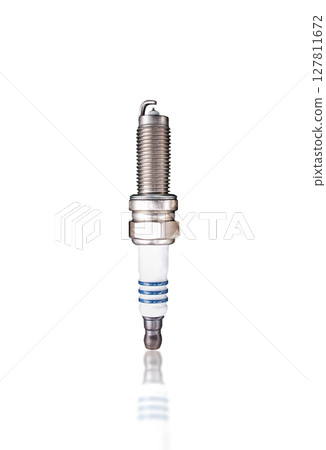 Iridium Spark Plug, isolated on white background include clipping path. Iridium Spark Plug, isolated on white background include clipping path. 127811672