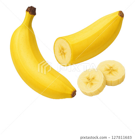 香蕉[整根 & 切片，剪貼畫] 127811683
