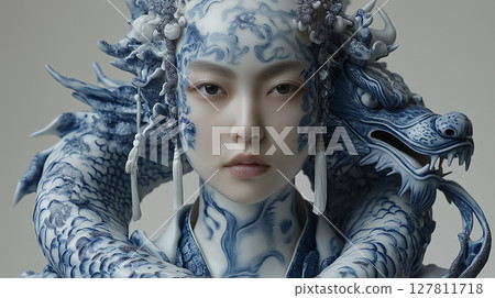 漂亮的龍鎧 127811718