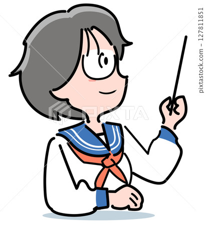 戴眼鏡的國中女生——公告 127811851