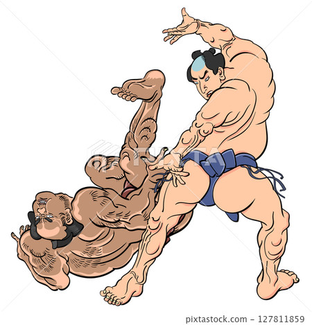 摔角手的致勝招式 127811859