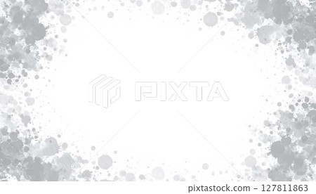 Graphite ink corner frame 127811863