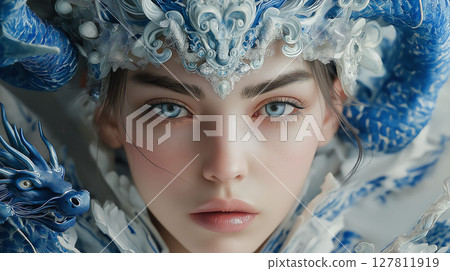漂亮的龍鎧 127811919