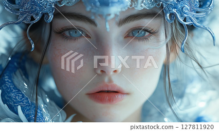 漂亮的龍鎧 127811920