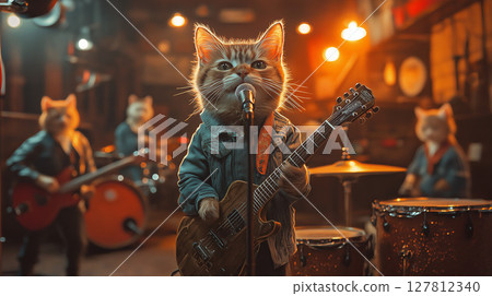 貓在演奏樂隊 貓在演奏樂隊 127812340