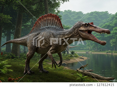 生活在侏羅紀荒野的棘龍 生活在侏羅紀荒野的棘龍 127812415
