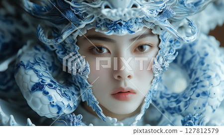 漂亮的龍鎧 127812579