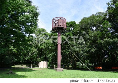 Akigase Park Forest Disaster Prevention Radio_01 127813083