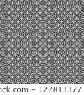 Black and white seamless Japanese pattern 127813377