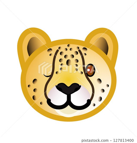 獵豹臉圖 獵豹臉圖 127813400