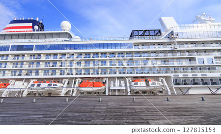 Asuka III, moored at Osanbashi Pier 127815153