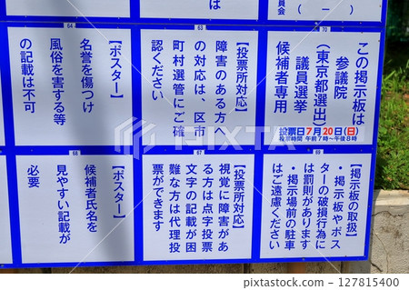 Election Poster Board 127815400