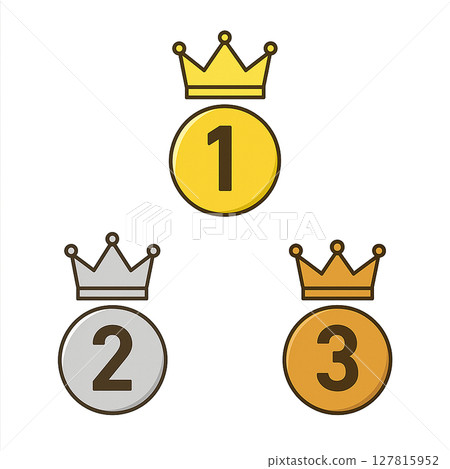 簡單的排名圖標 127815952