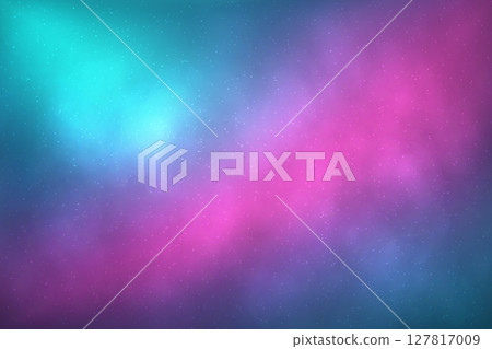 Blue and pink galaxy blur with glowing particles Blue and pink galaxy blur with glowing particles 127817009