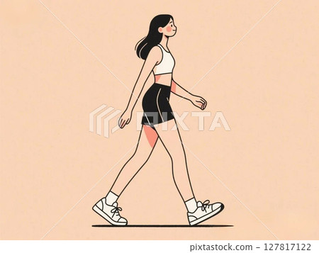 走路的女人 127817122