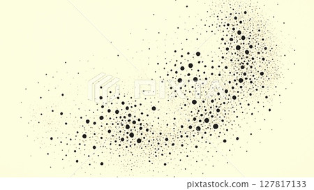 Sepia Abstract Pointillism Art 127817133