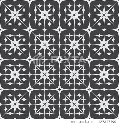 geometric star seamless pattern background vector image 127817190