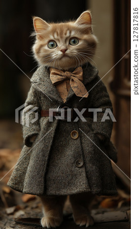 可愛的貓 127817816