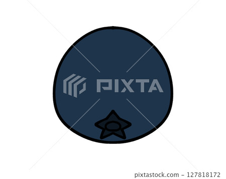 簡單的藍莓插畫素材 簡單的藍莓插畫素材 127818172