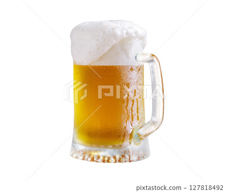 mug of beer isolated on white background mug of beer isolated on white background 127818492