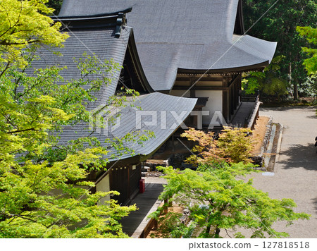京都高尾神護寺的莊嚴景象-五大堂 京都高尾神護寺的莊嚴景象-五大堂 127818518