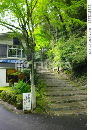 京都高雄神護寺的莊嚴景象 京都高雄神護寺的莊嚴景象 127818561