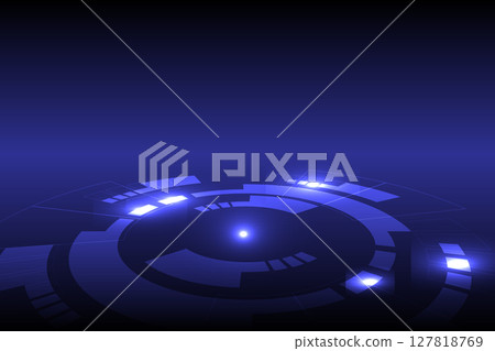 Hi-tech Stroke light background material for presentation 127818769