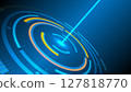 Hi-tech Stroke light background material for presentation 127818770